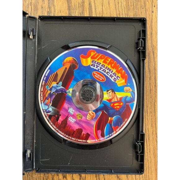 Superman Brainiac Attacks DVD Original Movie Animated Action - Picture 4 of 4